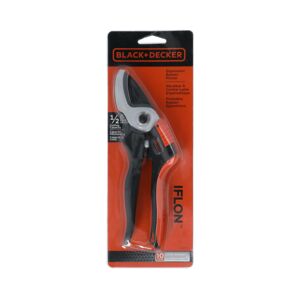 Black & Decker Ergonomic Drop Forged Steel Bypass Pruner Multicolor 7.75inch BD1117